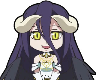 Sticker from Albedo (Overlord)