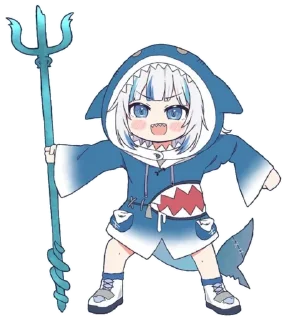 😁 emoji Gawr gura Telegram sticker 17 of 35