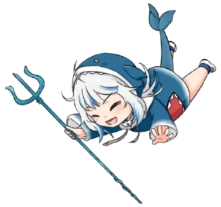 😃 emoji Gawr gura Telegram sticker 18 of 35