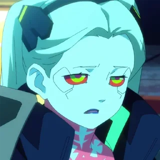 Sticker from Cyberpunk Edgerunners Rebecca