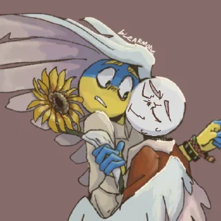 Sticker from 𝙐𝙠𝙧𝙖𝙞𝙣𝙚 @country_humans_stickersQwQ
