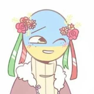 Sticker from 𝙐𝙠𝙧𝙖𝙞𝙣𝙚 @country_humans_stickersQwQ