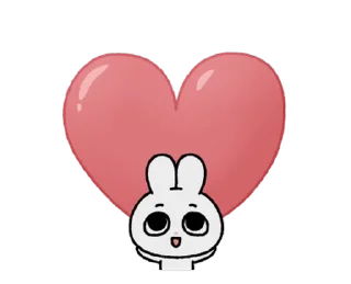 🐰 emoji ꒰  ྀི◞ ◟ ꒱  @mewsticks  ܀ ⊹ ˚ Telegram sticker 13 of 24