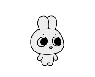 🐰 emoji ꒰  ྀི◞ ◟ ꒱  @mewsticks  ܀ ⊹ ˚ Telegram sticker 19 of 24