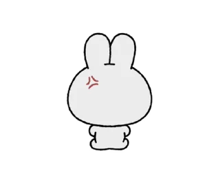 🐰 emoji ꒰  ྀི◞ ◟ ꒱  @mewsticks  ܀ ⊹ ˚ Telegram sticker 5 of 24
