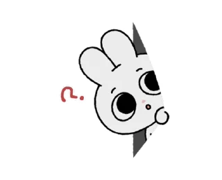🐰 emoji ꒰  ྀི◞ ◟ ꒱  @mewsticks  ܀ ⊹ ˚ Telegram sticker 16 of 24