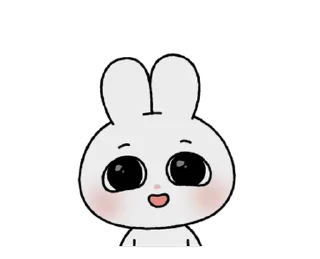 🐰 emoji ꒰  ྀི◞ ◟ ꒱  @mewsticks  ܀ ⊹ ˚ Telegram sticker 14 of 24