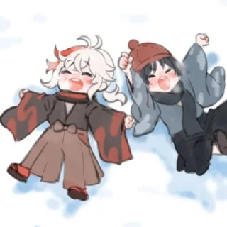 🍁 emoji 🌇Кадзуха🍁 Telegram sticker 23 of 120