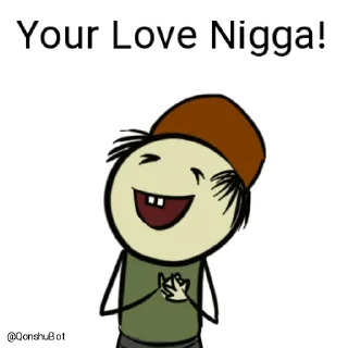 ❤️ emoji Nigga @Qonshubot Telegram sticker 7 of 31