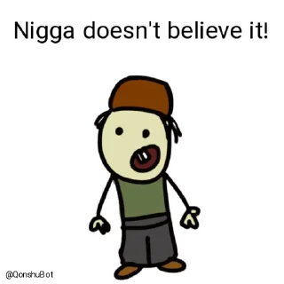 😱 emoji Nigga @Qonshubot Telegram sticker 3 of 31