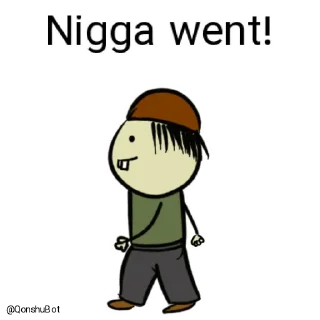 ✋️ emoji Nigga @Qonshubot Telegram sticker 2 of 31