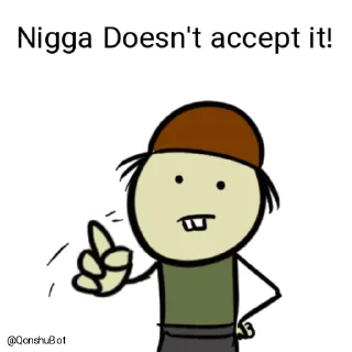 😵 emoji Nigga @Qonshubot Telegram sticker 4 of 31