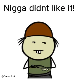 👎 emoji Nigga @Qonshubot Telegram sticker 21 of 31