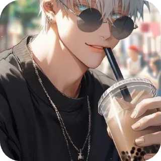😎 emoji Anime by @stikerimbot Telegram sticker 12 of 33