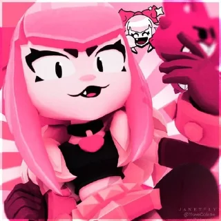 🙈 emoji Мелоди 🎼@StikersbrawlstarsGus Telegram sticker 9 of 51