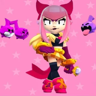 😳 emoji Мелоди 🎼@StikersbrawlstarsGus Telegram sticker 10 of 51