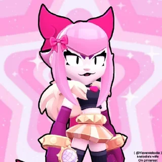😳 emoji Мелоди 🎼@StikersbrawlstarsGus Telegram sticker 8 of 51