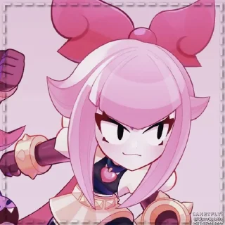 😜 emoji Мелоди 🎼@StikersbrawlstarsGus Telegram sticker 20 of 51