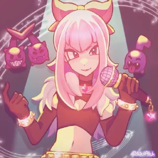 😍 emoji Мелоди 🎼@StikersbrawlstarsGus Telegram sticker 13 of 51