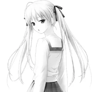 Sticker from yosuga no sora ( @ugllyboystik    )