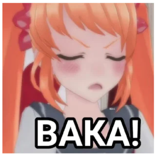 😠 emoji Осана Наджими @MONIKA_105 Telegram sticker 14 of 20