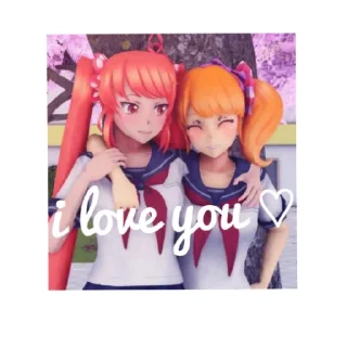 🍔 emoji Осана Наджими @MONIKA_105 Telegram sticker 20 of 20