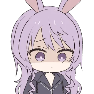 Sticker from Фиолетовая зайка @Nyasticks