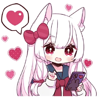 Sticker from Сладкая зайка @Nyasticks