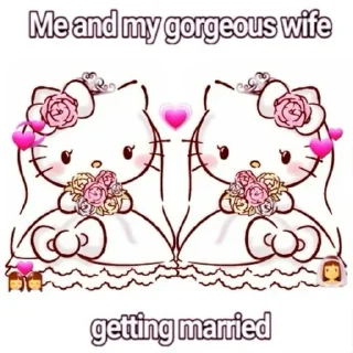 👰‍♀️ emoji lesbian yayyyyyy Telegram sticker 2 of 120