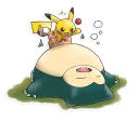 😪 emoji Snorlax by ImbalancePerson Telegram sticker 17 of 56