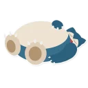 😪 emoji Snorlax by ImbalancePerson Telegram sticker 12 of 56