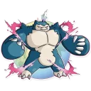 👊 emoji Snorlax by ImbalancePerson Telegram sticker 15 of 56