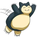 👇 emoji Snorlax by ImbalancePerson Telegram sticker 2 of 56