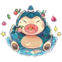 🍏 emoji Snorlax by ImbalancePerson Telegram sticker 14 of 56