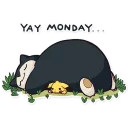 😴 emoji Snorlax by ImbalancePerson Telegram sticker 5 of 56