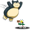 👆 emoji Snorlax by ImbalancePerson Telegram sticker 3 of 56