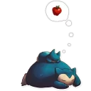 😪 emoji Snorlax by ImbalancePerson Telegram sticker 7 of 56