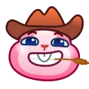 🐰 emoji Pink Bunny @TgSticker Telegram sticker 23 of 40
