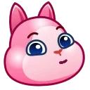 😘 emoji Pink Bunny @TgSticker Telegram sticker 8 of 40