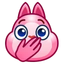 ❗️ emoji Pink Bunny @TgSticker Telegram sticker 19 of 40