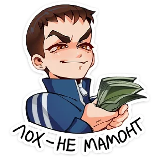 🤑 emoji Ромка Tiny Bunny • @TgSticker Telegram sticker 12 of 49