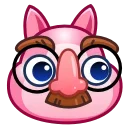 👨‍🦰 emoji Pink Bunny @TgSticker Telegram sticker 10 of 40
