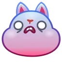😨 emoji Pink Bunny @TgSticker Telegram sticker 17 of 40