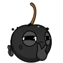 🤔 emoji Black Cherry by @GiveMeShotgun Telegram sticker 11 of 42