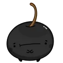😐 emoji Black Cherry by @GiveMeShotgun Telegram sticker 6 of 42