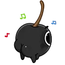 💃 emoji Black Cherry by @GiveMeShotgun Telegram sticker 15 of 42