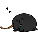😴 emoji Black Cherry by @GiveMeShotgun Telegram sticker 23 of 42