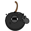🤔 emoji Black Cherry by @GiveMeShotgun Telegram sticker 12 of 42