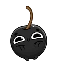☺️ emoji Black Cherry by @GiveMeShotgun Telegram sticker 8 of 42
