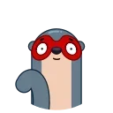 Sticker from Frodo the Ferret